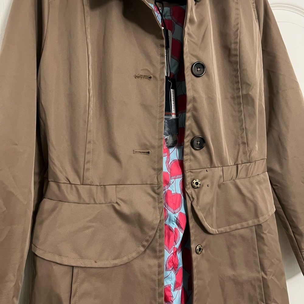 NWT Anthropologie Plenty by Tracy Reese Corin Trench Coat - Picture 8 of 10